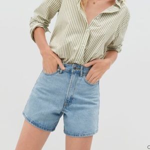 Everlane A-Line denim shorts size 30